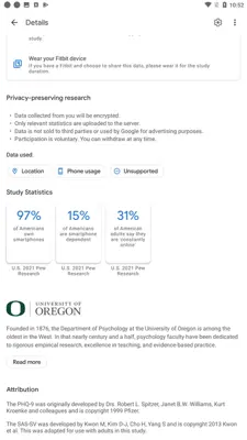 Health Studies android App screenshot 2